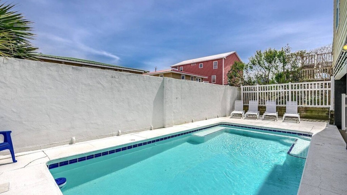 Cherry Grove Beach House | Almost Paradise: Luxury 7 Bedroom, 6 Bathroom Beach Home with Private Pool & Hot