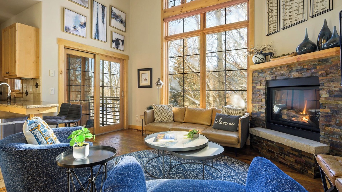Downtown Steamboat Springs House | Alpen Glow Row House 5 | Air Conditioning | Downtown Steamboat