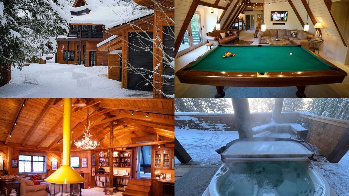 Alpine House | Alpine Paradise! Pool table Ping Pong Hot Tub Foos Ball Sauna TV's