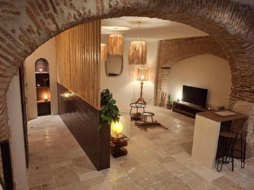 Saint-Jean Apartment | Amagat Loft Piscine et Hammam