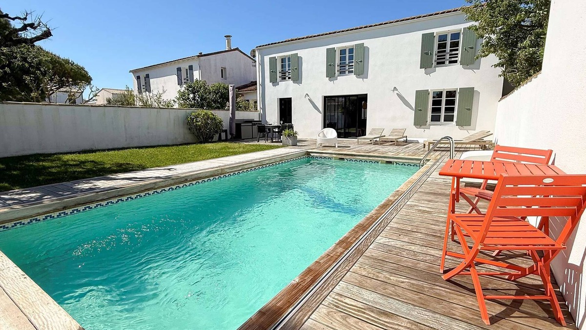 Saint-Clement-des-Baleines House | Amazing villa with heated pool and parking