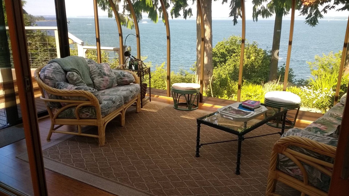 Port Ludlow House | Amazing Puget Sound Waterfront Home. Incredible Views, Olympic Peninsula, WA.