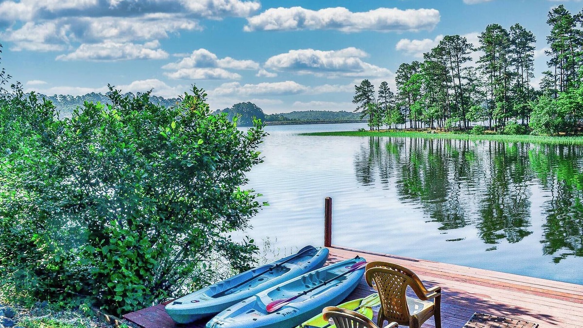 Hot Springs Village House | Amazing Views, Huge Game Room, Dock, Deck, Sleeps 16, Free Kayaks!