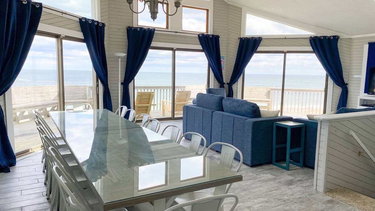 South Nags Head House | Amazing Views! Large Oceanfront! 3 King Master Bedrooms!