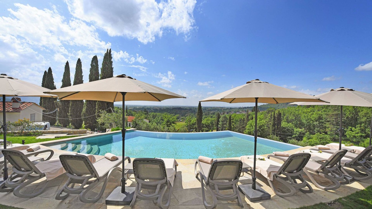 Ponte Buriano Villa | Amazing Villa Chimera Green 12 Pool&Gym, Arezzo, Italy
