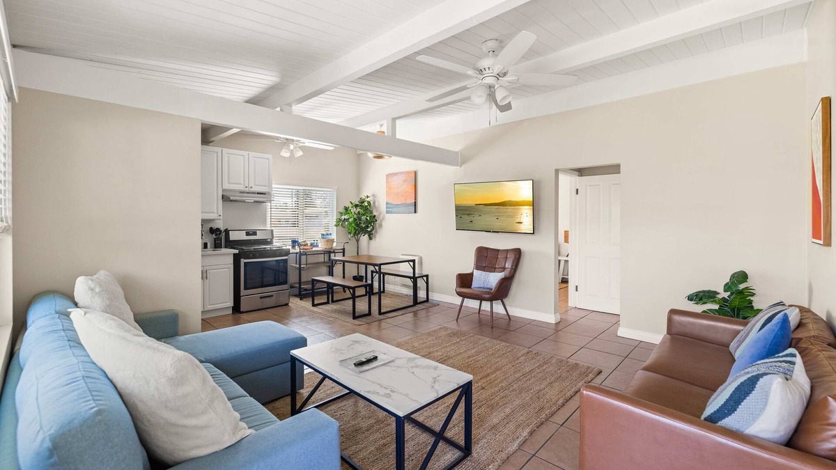 West Beach Apartment | American Riviera Oasis Close to Beach and Downtown