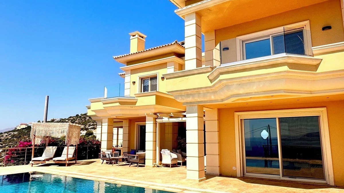 Marathon Villa | Anemou Nota Villa-Luxury Resort-Private Pool-Amazing Sea View