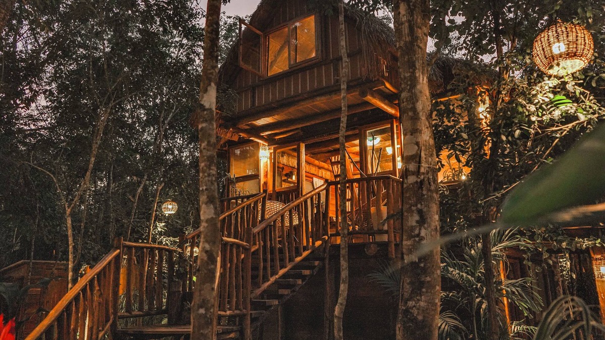 Puerto Morelos Cabin | Anand Ecoaldea - Jungle Villa in Puerto Morelos