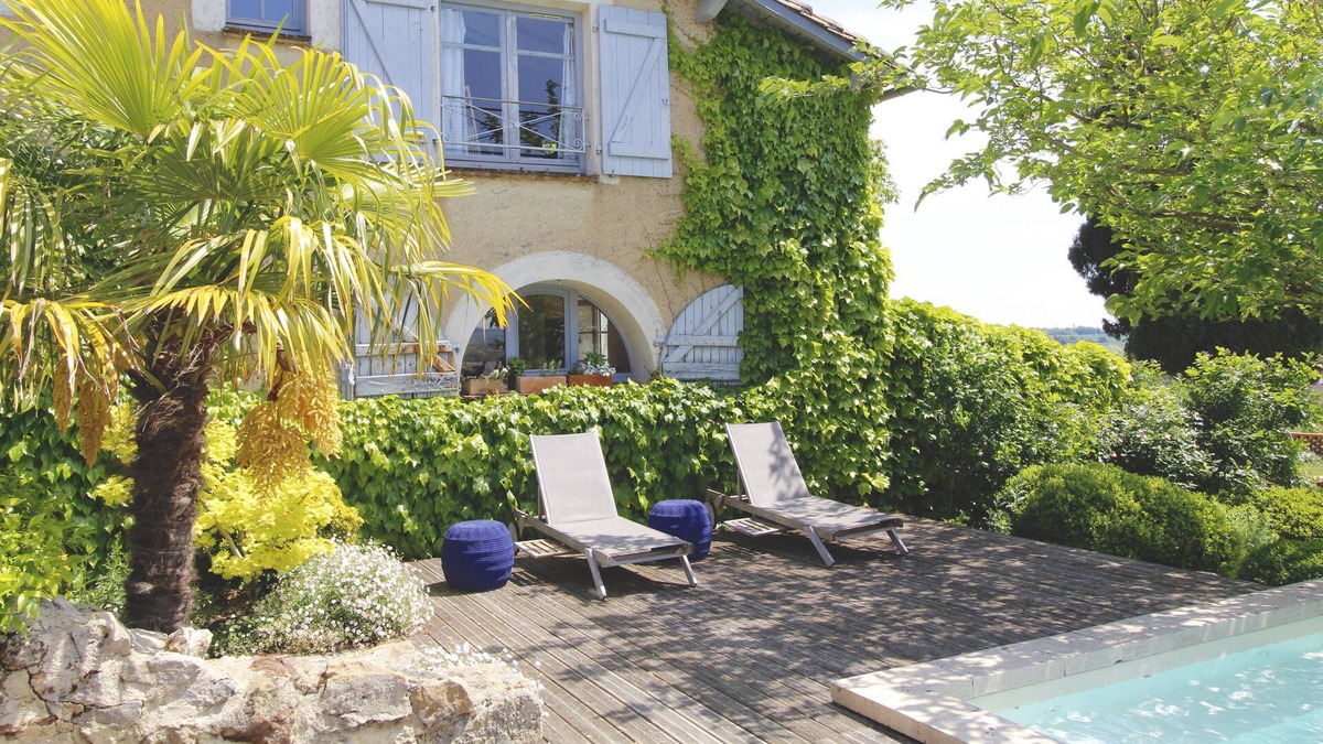 Lussan House | Ancien Presbytère, Piscine, Jardin et vue Magnifique