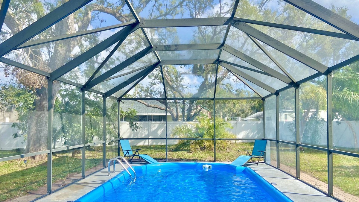 Port Charlotte House | Andover Tropical Oasis - PRIVATE HEATED POOL, DOG-FRIENDLY, FENCED YARD