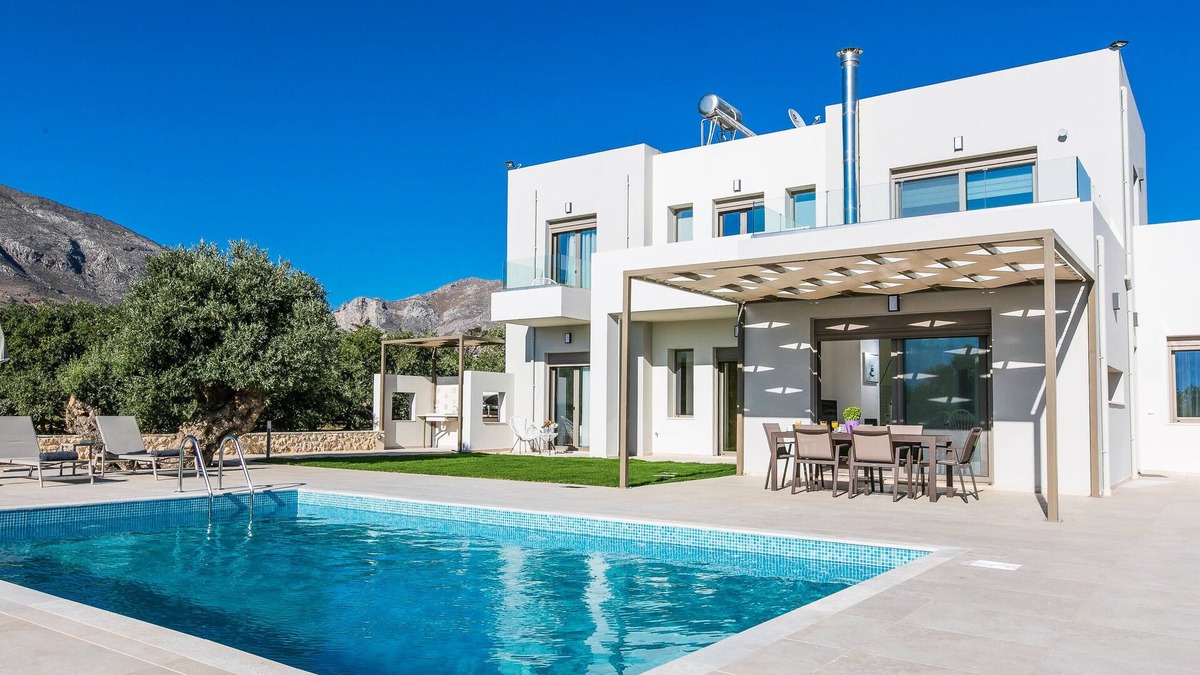 Lefkogeia Villa | Anemolia, New, Luxurious villa with unique sea and mountain view, private pool