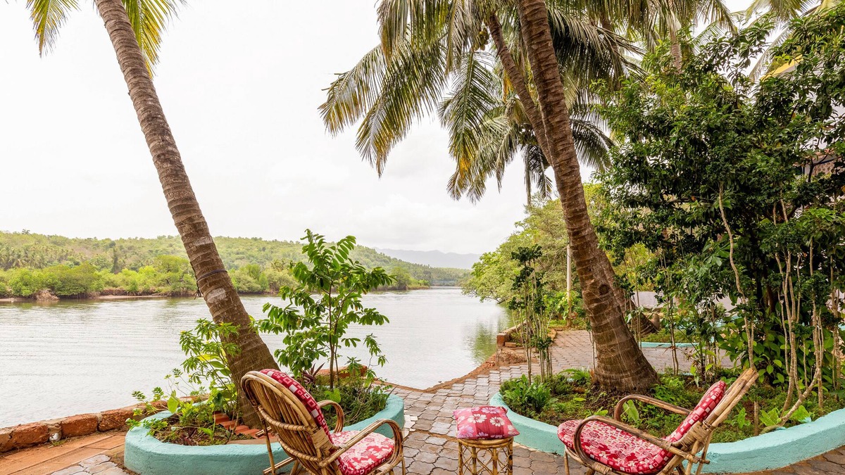 Patnem Villa | Angel's 2BHK Riverside vila on the Talpona River with WIFI , Parking