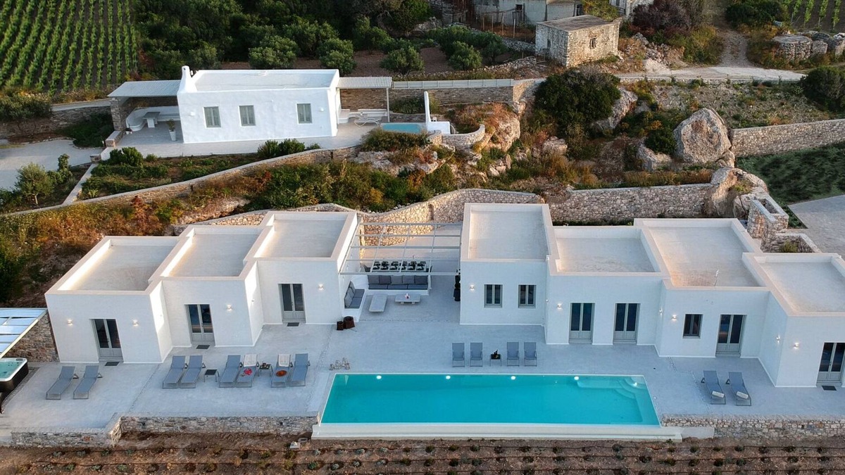 Naousa Villa | Angels Pearl, VIP Exclusive Sea View Villa, Paros 5 BD