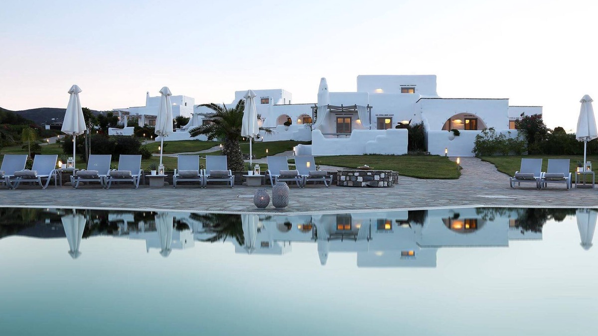 Naousa Villa | Angels Villas Asterias amazing pool sea view *2 BD cycladic style villa*