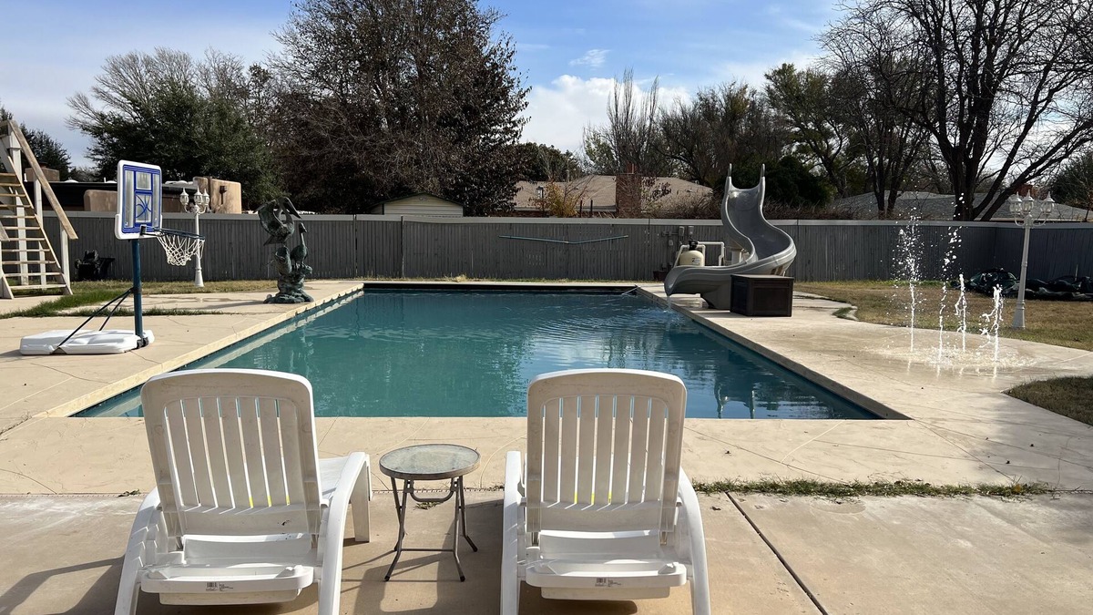 Roswell House | Anita’s Home, private pool and hot tub.