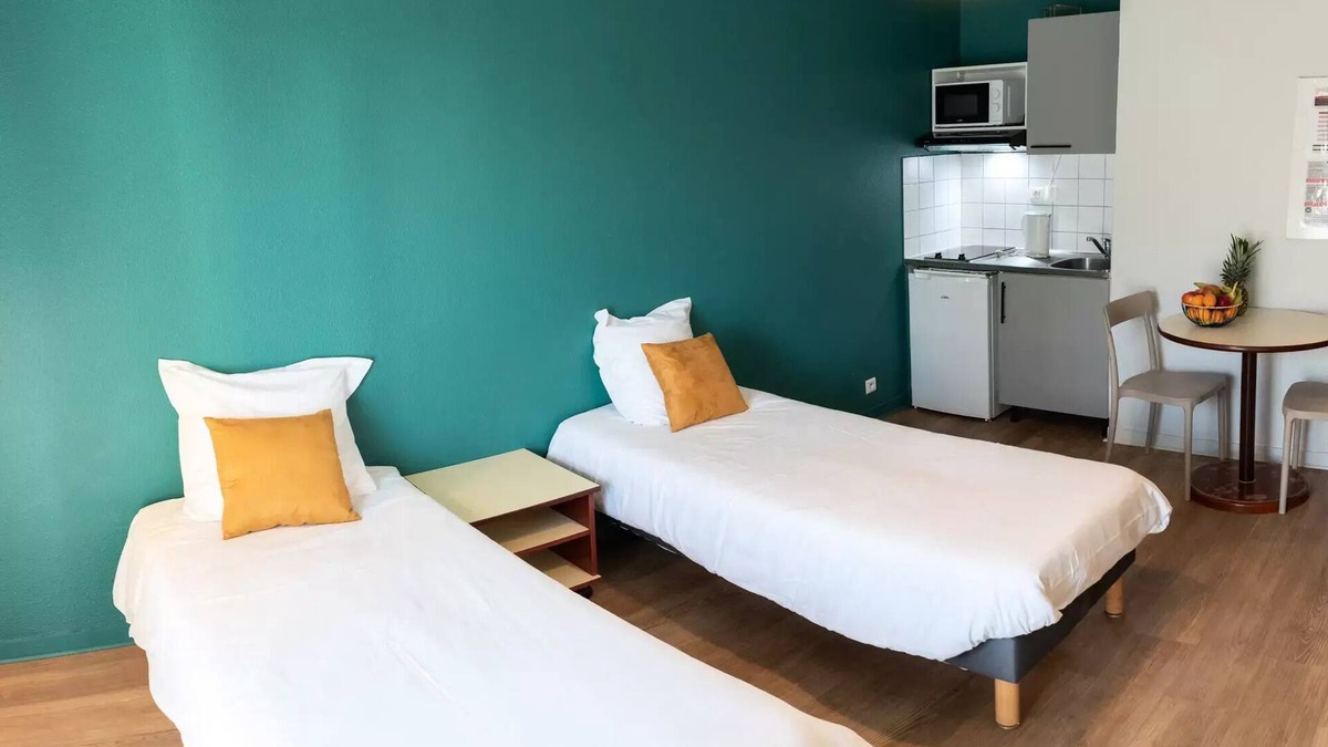 Lambezellec Apartment | Apart'Hotel Brest - Studio 2 People Twin