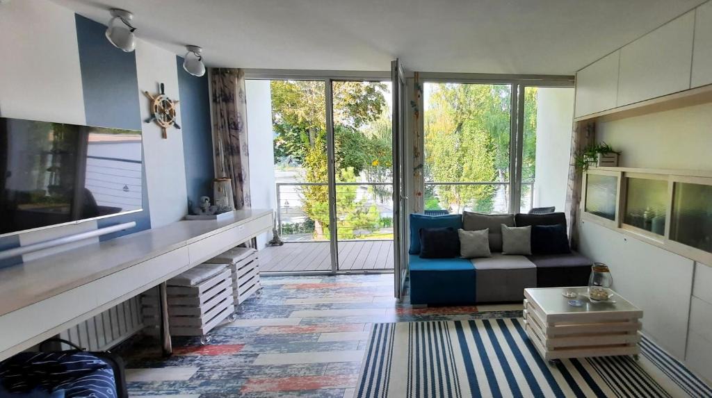 Grodek Nad Dunajcem Apartment | Apartament Lazurowy 53 z tarasem i SPA