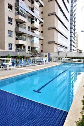 Campinas Apartment | Apartamento 1604 no Bosque com um quarto sala cozinha completa e uma vaga de garagem
