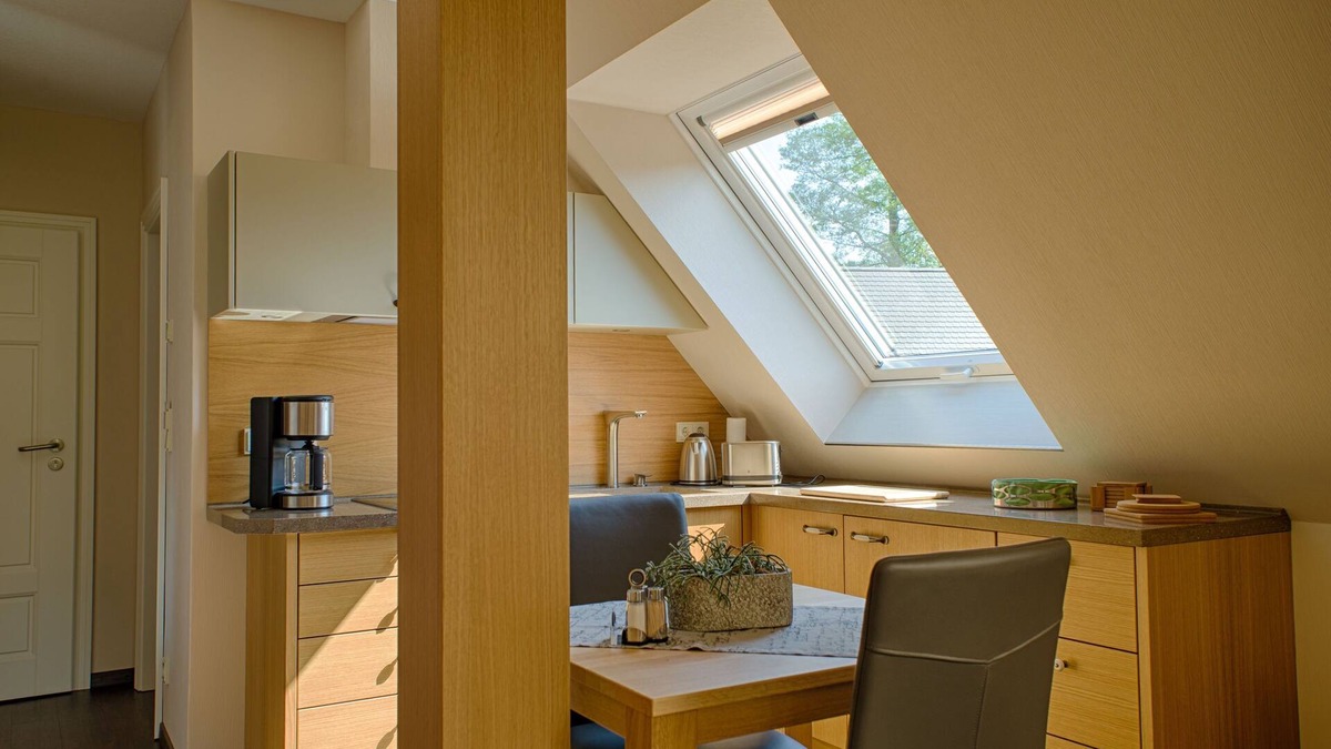 Burg-Dorf Apartment | Apartment 1 living room/kitchenette, bedroom, shower/WC, breakfast room. - Schrebenza Apartments