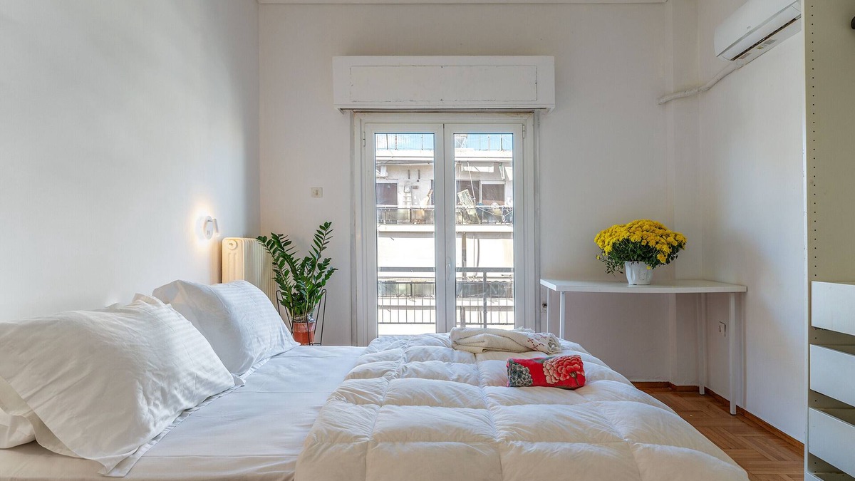 Kallithea Apartment | Apartment 'Charming Central Apt with Parking 3' with Balcony, Wi-Fi and Air Conditioning