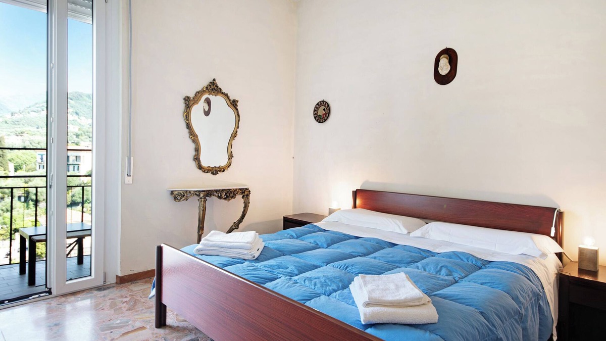 Rapallo Apartment | Apartment 'Condominio Sereno' with Sea View,Balcony & Wi-Fi