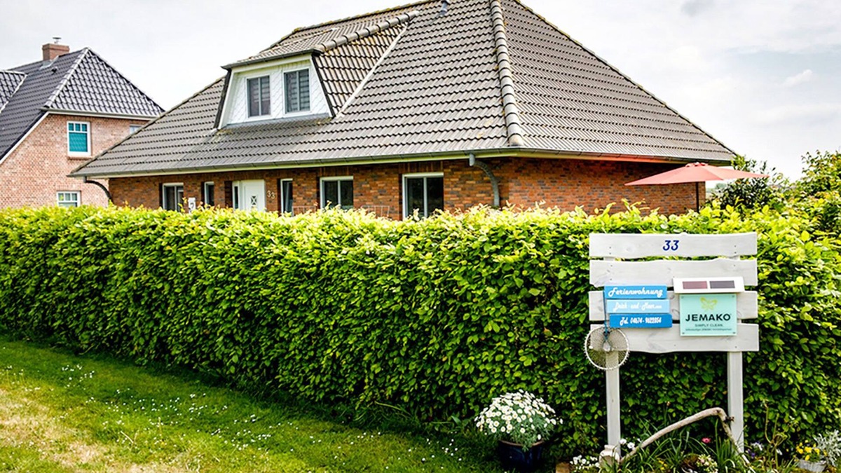 Großegaarde Apartment | Apartment 'Deich Und Meer' with Private Terrace, Private Garden and Wi-Fi