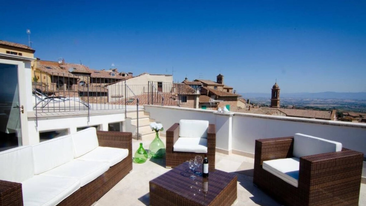 Montepulciano Apartment | Apartment dell 'Erbe with panoramic terraces