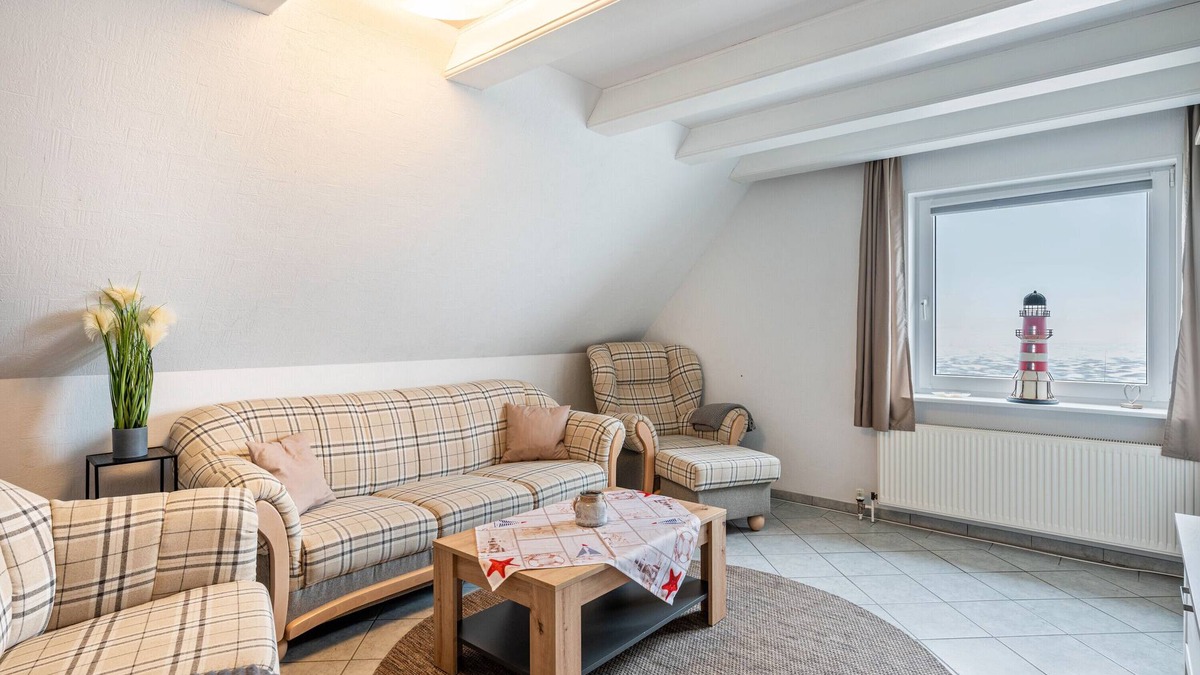 Hallig Langeneß Apartment | Apartment 'Ferienwohnung Sylt' with Sea View, Shared Terrace and Wi-Fi