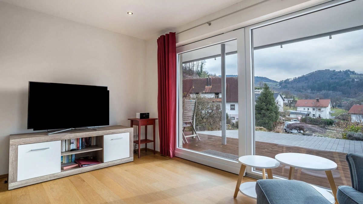 Sasbachwalden Apartment | Apartment 'Fewo Zeit Zu Zweit' with Mountain View, Private Terrace and Wi-Fi