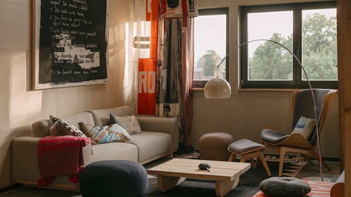 Hirschfeld Apartment | Apartment 'Heuboden' with Mountain View, Shared Terrace and Shared Garden