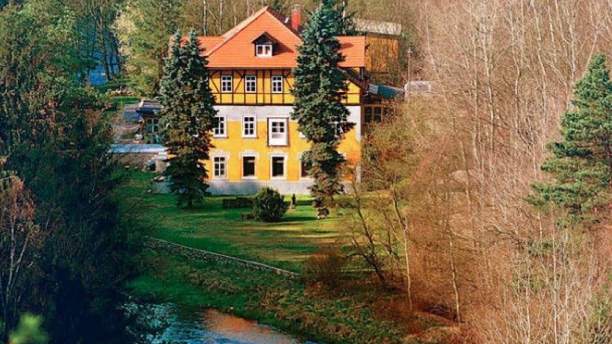 Grossschirma Villa | Apartment in a villa with park in Großschirma