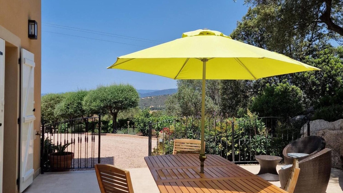 Propriano Villa | Apartment in villa with terrace, at the campsite, sleeps 4