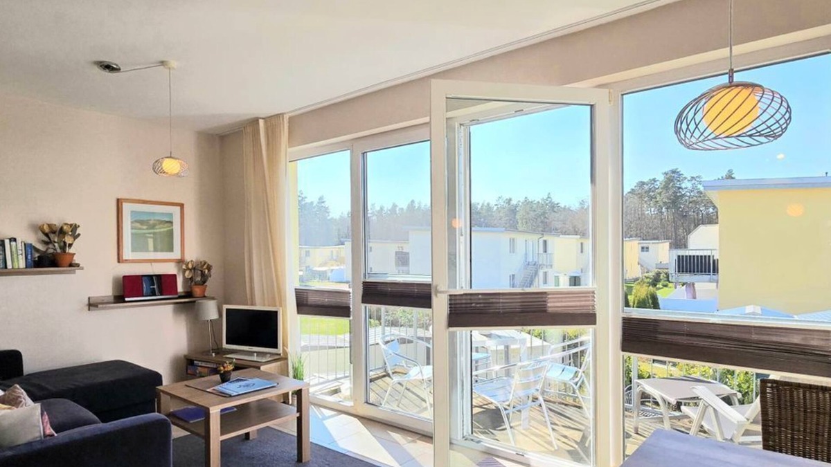 Gelbensande Apartment | Apartment KWi 66 OG "Sanddorn" - 2-room apartment for 3 pers. with WLAN