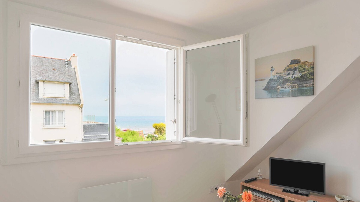 Plerin Apartment | Apartment 'Le Petit Rozeur - Appt Vue Mer' with Sea View