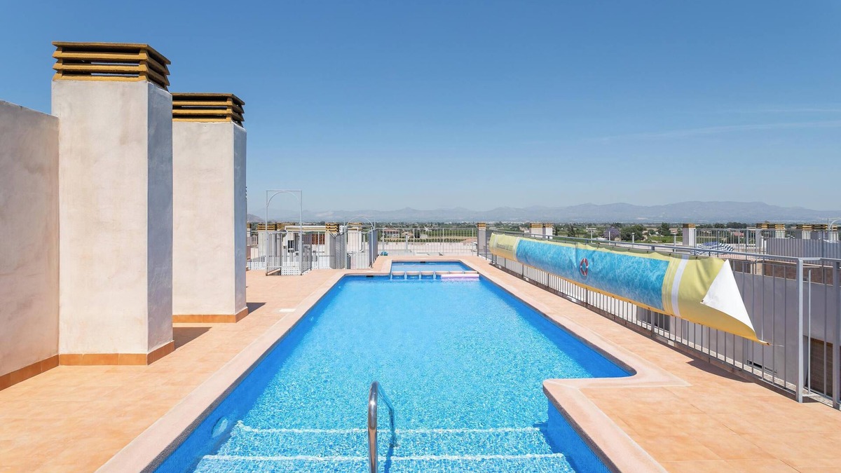 Almoradi Apartment | Apartment 'Luz De Almoradí' with Mountain View, Shared Pool and Air Conditioning