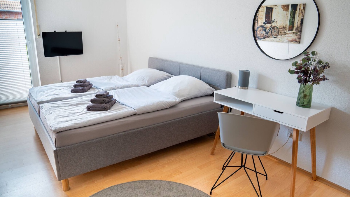 Sendenhorst Condo | Apartment Morgenstern 55 sqm, first floor with terrace in a quiet location