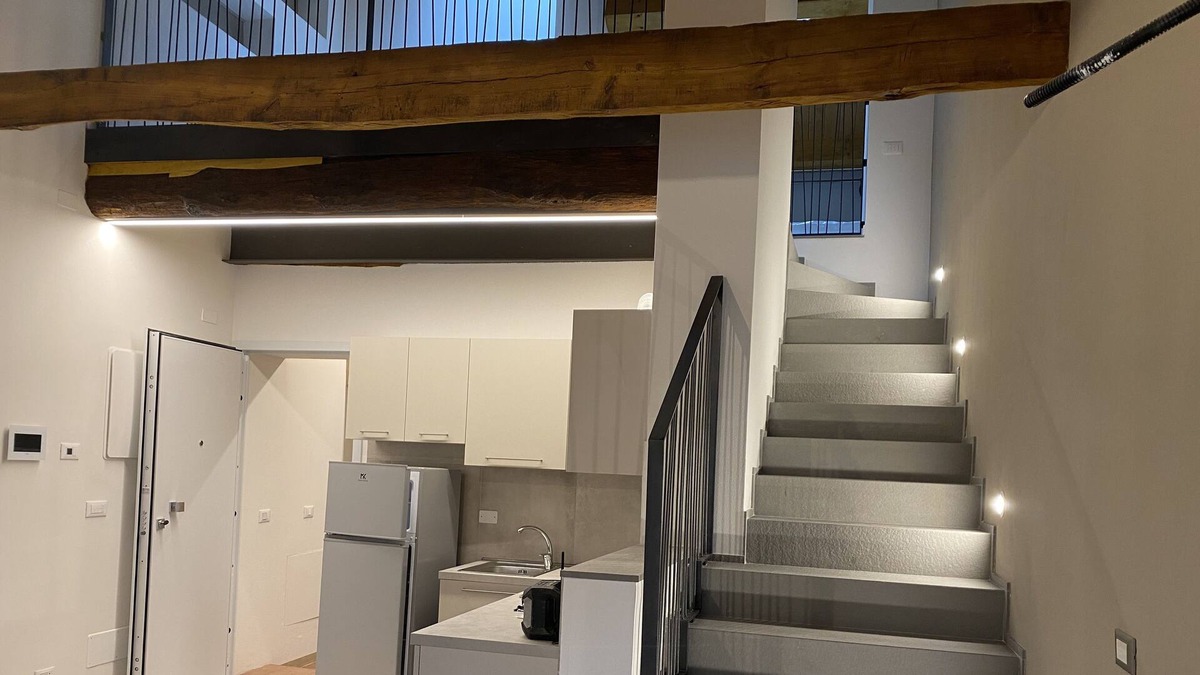 Castel Bolognese Apartment | Apartment on two levels in front of the Public Gardens N 3