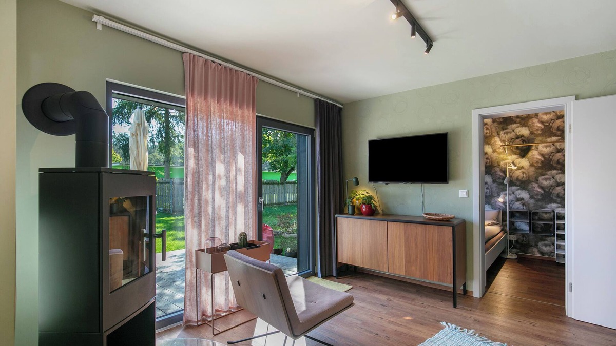 Joachimsthal Apartment | Apartment 'Schorfheider Chillen Am Grimnitzsee' with Private Terrace, Private Garden and Wi-Fi