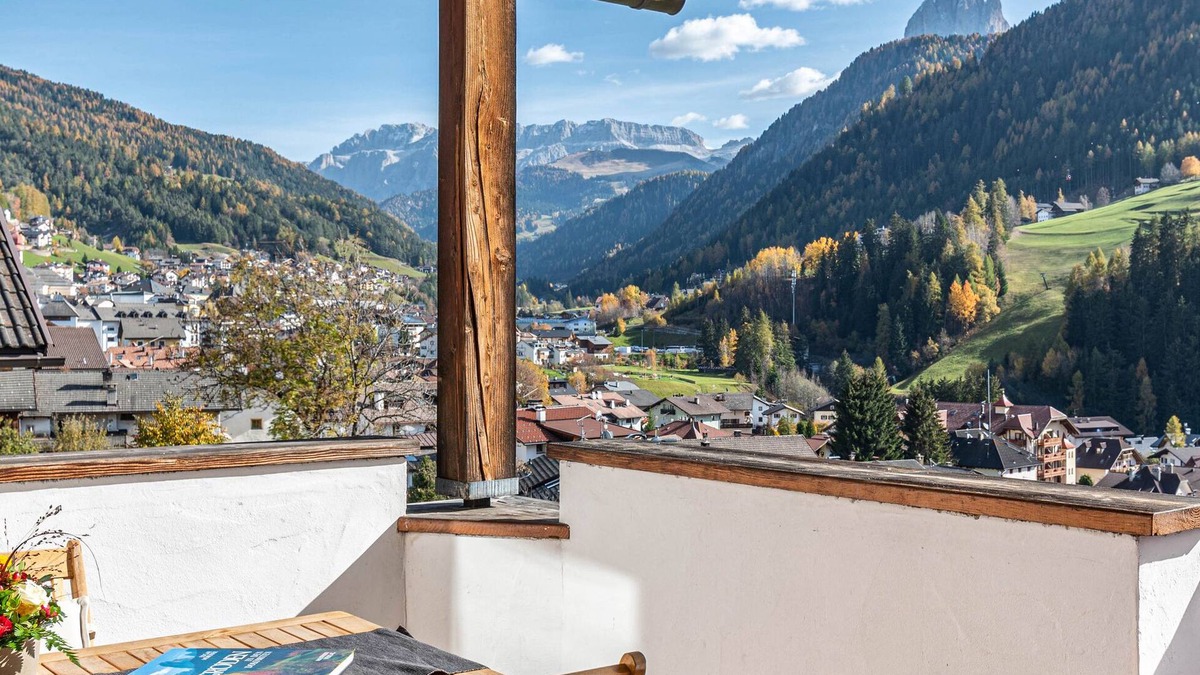 Ortisei Apartment | Apartment "Villa Erina A" with Mountain View, Terrace & Wi-Fi