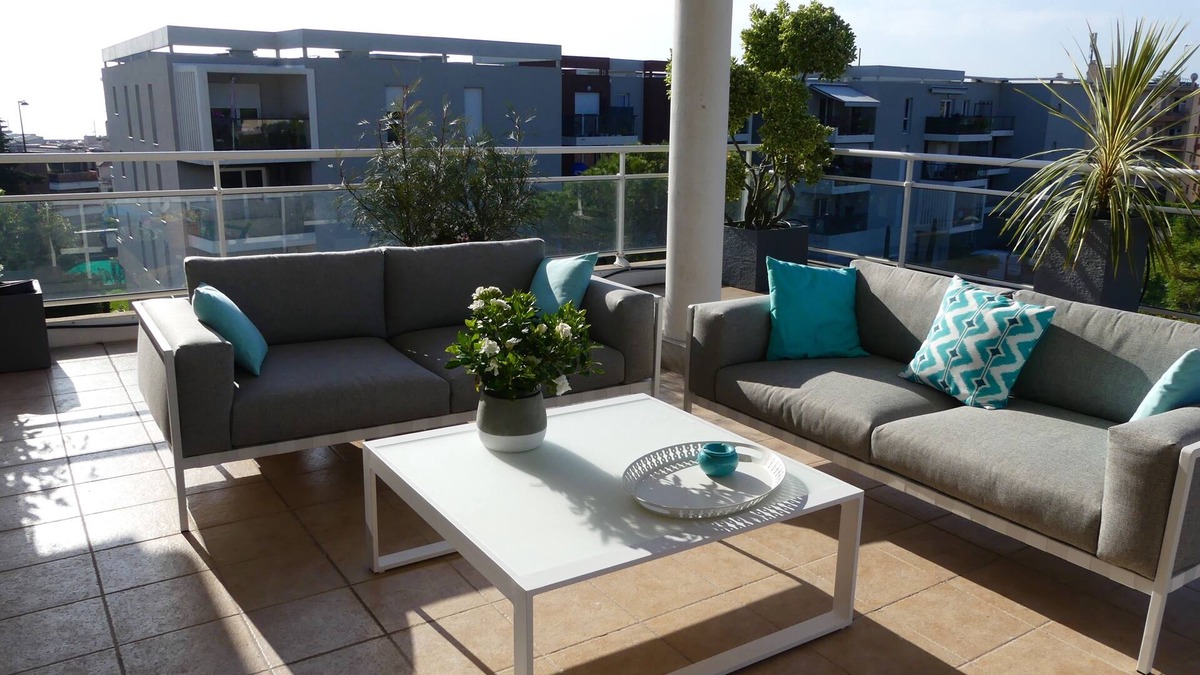 Plaine de la Brague Apartment | APARTMENT VILLA ON THE ROOF, TERRACE SEA VIEW