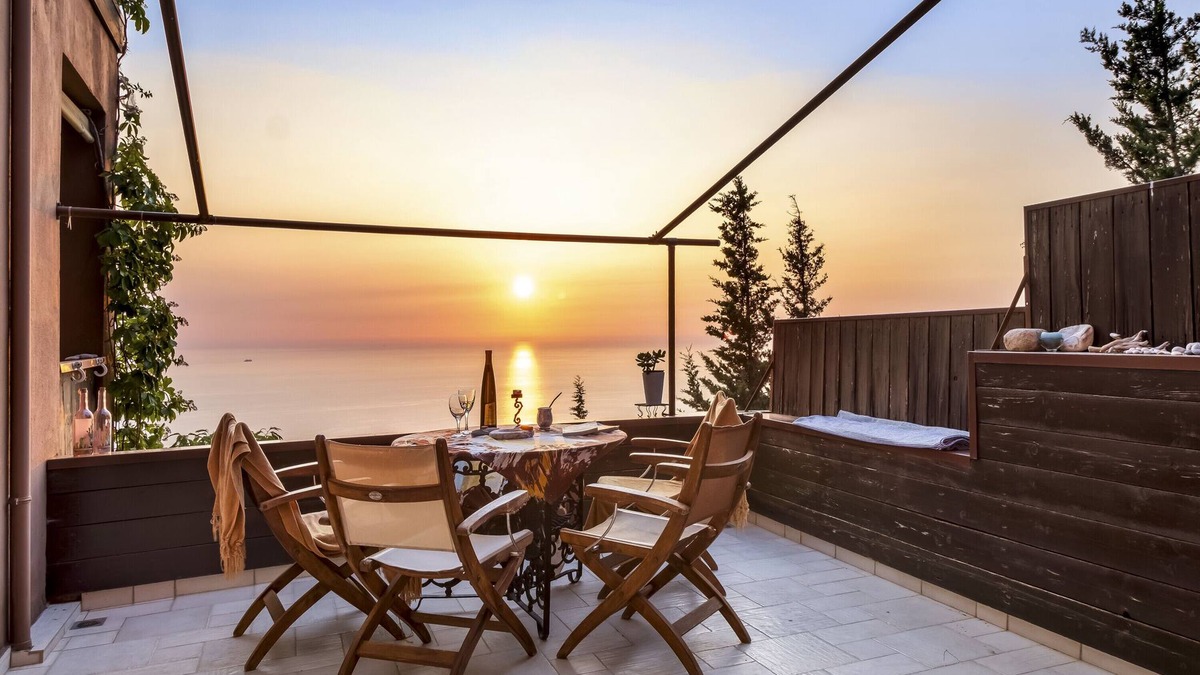 Lefkas Apartment | Apartment 'Villa Vista Tajo Villas' with Sea View, Wi-Fi and Air Conditioning