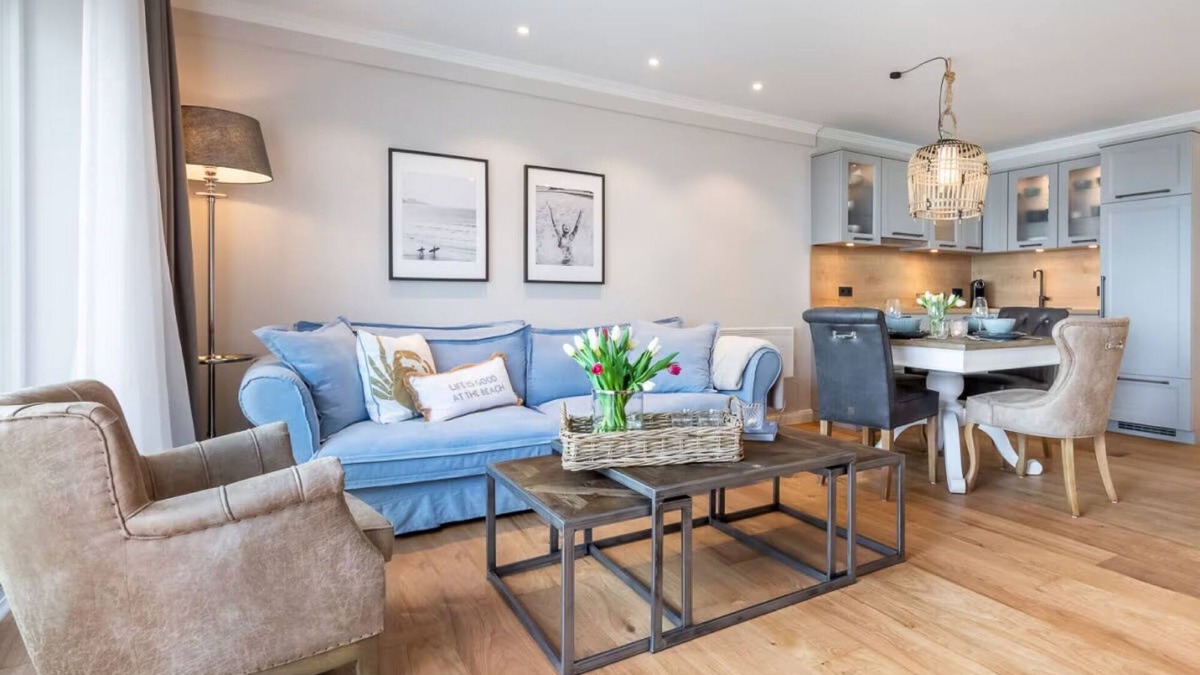 Drei Apartment | Apartment 'Wellness-Appartement Waterkant' with Sea View, Shared Garden and Wi-Fi