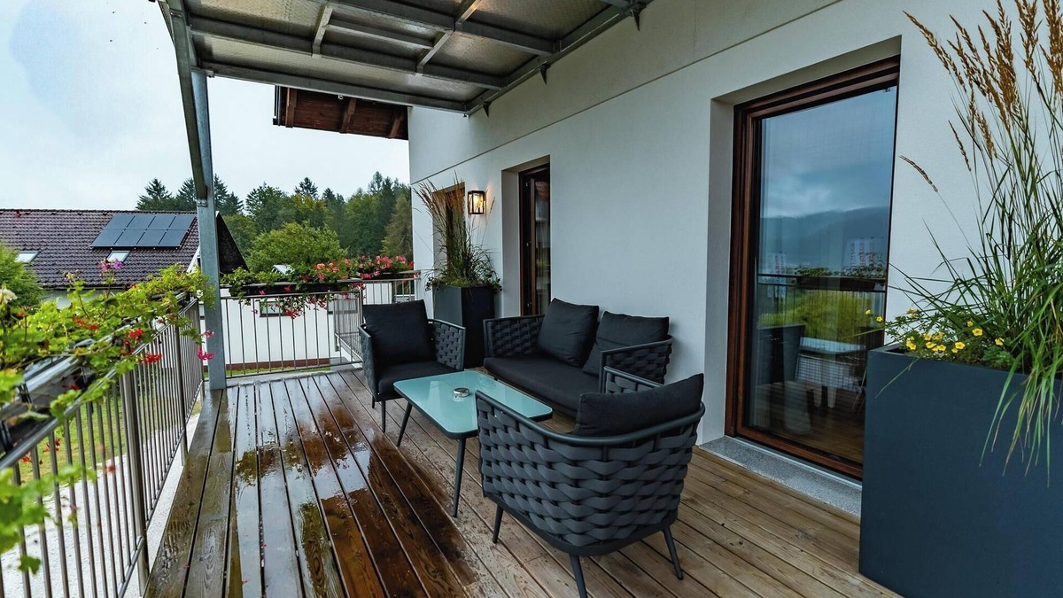 Schiefling am See House | Apartment with one bedroom and sofa bed