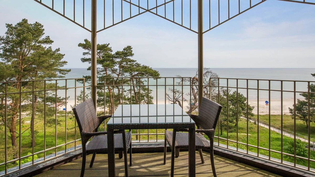 Binz Apartment | Apartment with sea view, 2 bedrooms and balcony