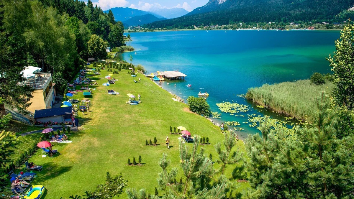 Lake Pressegger Apartment | Apartment with sauna and lakeview