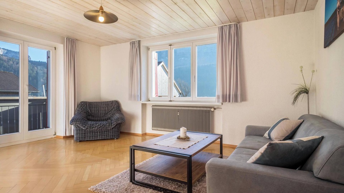 Bizau Apartment | Apartment "Wohnung Kanisfluhblick" with Mountain View, Balcony and Wi-Fi