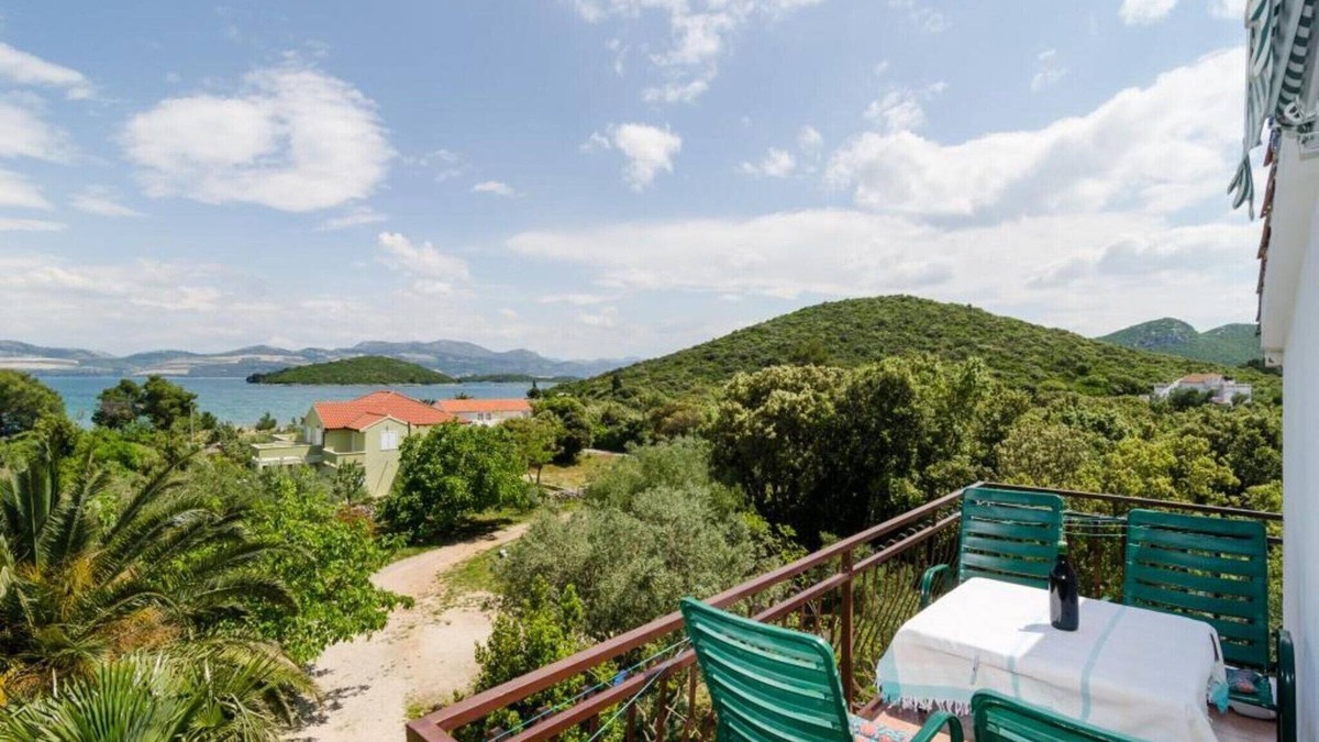 Drace Apartment | Apartments Sutvid- Two Bedroom Apartment with Balcony and Sea View