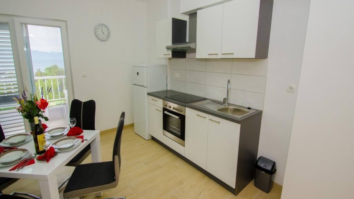 Orebic Apartment | Apartments Vesela - One Bedroom Apartment with Balcony and Sea View