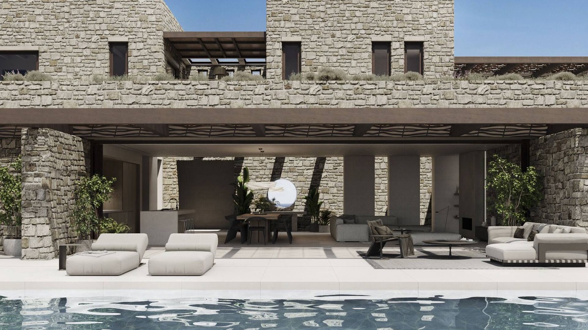 Agios Ioannis Villa | Apollo Yard - Fos Villa, a breathtaking fusion of nature and design