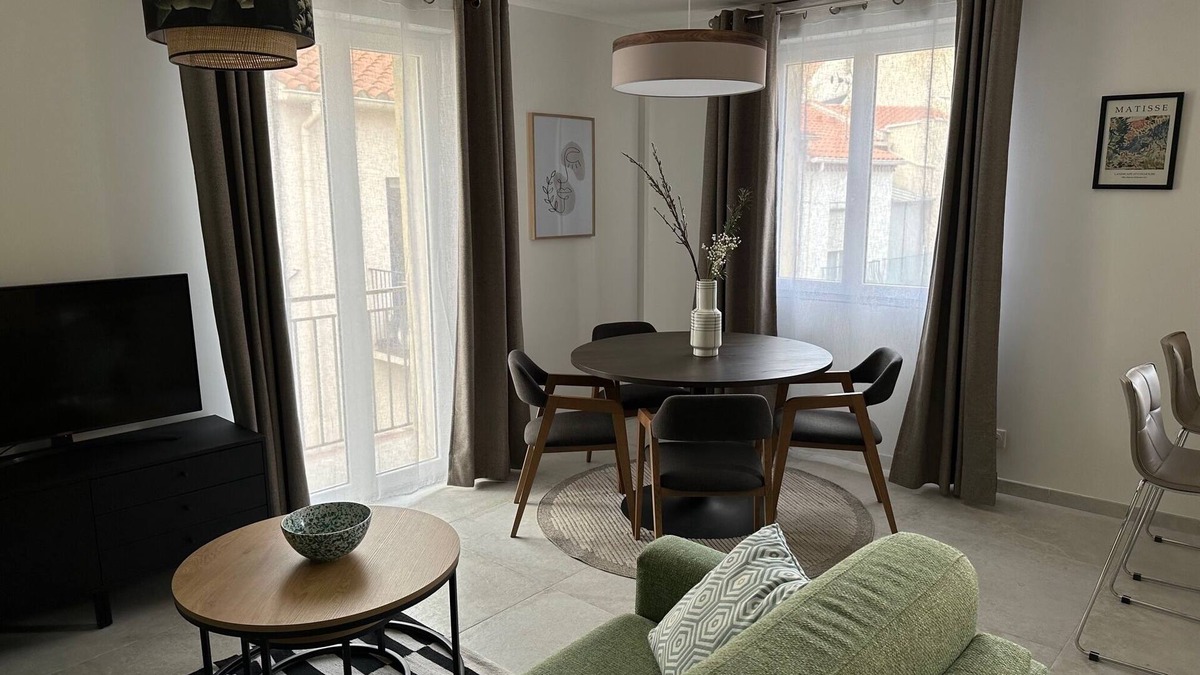 Port-Vendres Apartment | Appartement 3 P Climatisation - Garage - Centre Ville -proche Port ET Criques